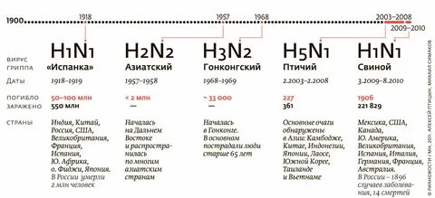 Грипп А(H3N2) в России: эпидемический подъем и защита вакцинами