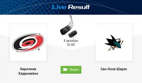 Каролина Харикейнс vs Сан-Хосе Шаркс: прогноз на матч НХЛ 8 декабря
