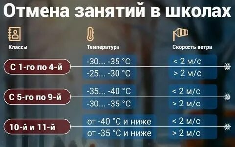 В Камчатке отменили школьные занятия из-за циклона