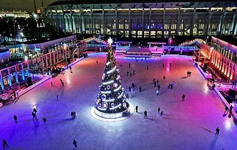 Собянин открыл крупнейший каток в «Лужниках»