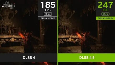 Nvidia анонсировала DLSS 4.5 с динамической генерацией 6× кадров для RTX 50