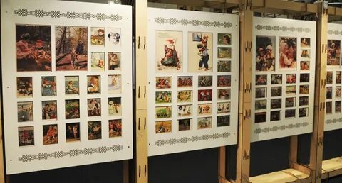 выставка старинных открыток в музее