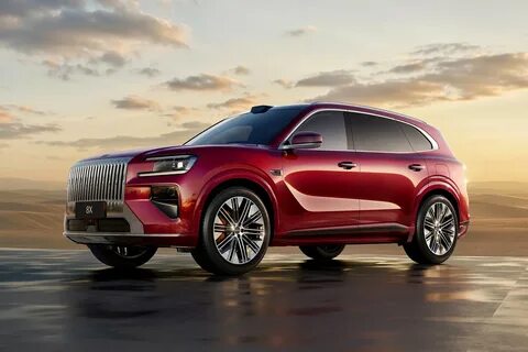 Zeekr 8X бордовый цвет