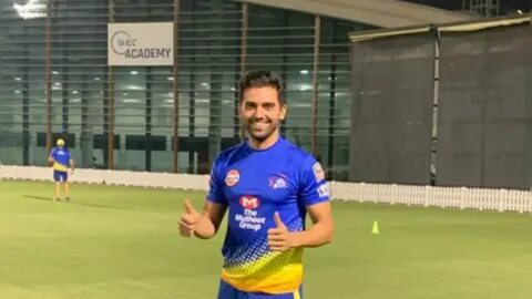 Deepak Chahar тренировка