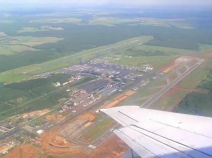 аэропорт Домодедово с высоты