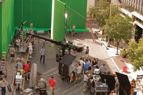 пустые съёмочные площадки в Голливуде