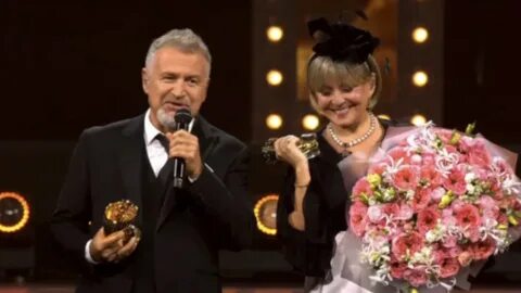 Агутин и Варум на музыкальной церемонии