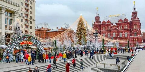 зимняя Москва праздник