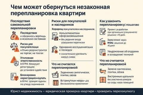 незаконная перепланировка квартиры
