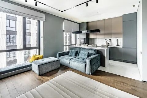 квартиры студии в современных жилых комплексах