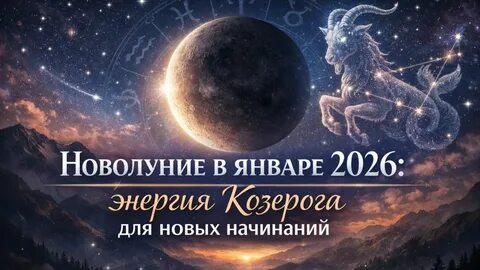 новолуние в козероге 2026