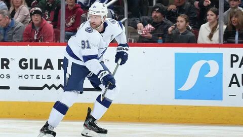 Стивен Стэмкос на тренировке Тампа-Бэй