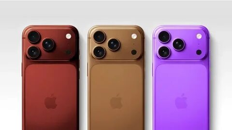 iphone 18 pro цвета бордо и фиолетовый