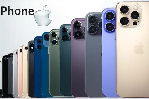 сравнение старых и новых iPhone