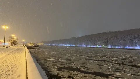 зимний пейзаж Москвы