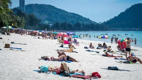 таиланд туристы пляж