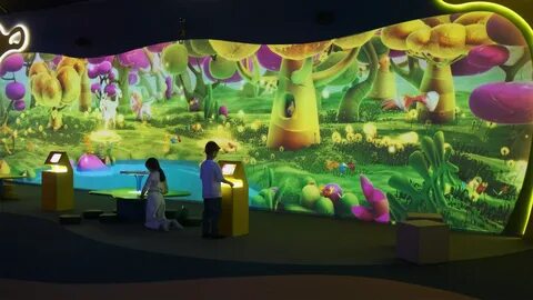 интерактивная зона для детей в тематическом парке