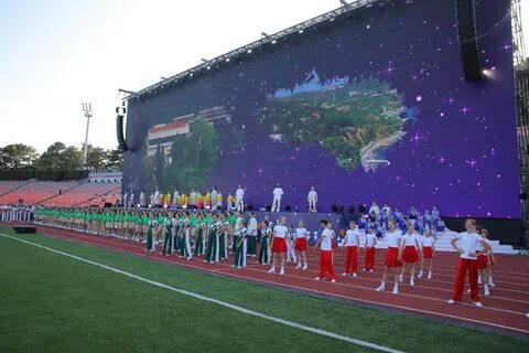 церемония награждения в артеке