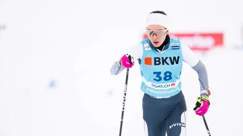 Дарья Непряева в масс-старте