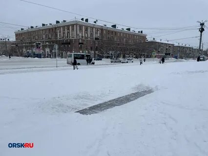 морозный город Орск