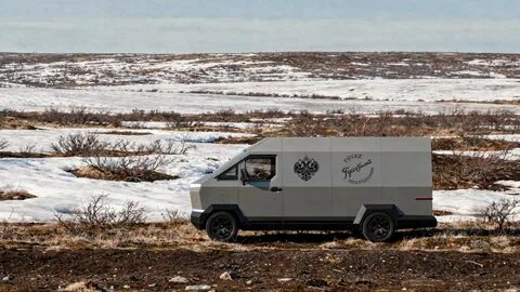Пермский «Руссо-Балт» представил электрический фургон в стиле Cybertruck за 6,5 млн рублей