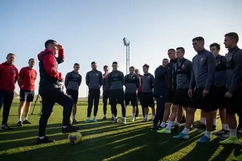 футболисты ЦСКА на зимних сборах