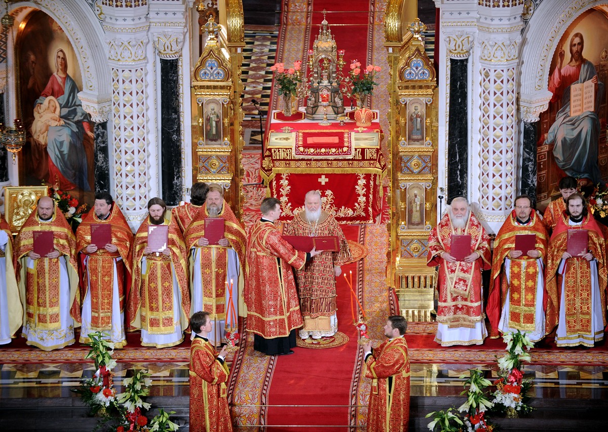 пасха в храме