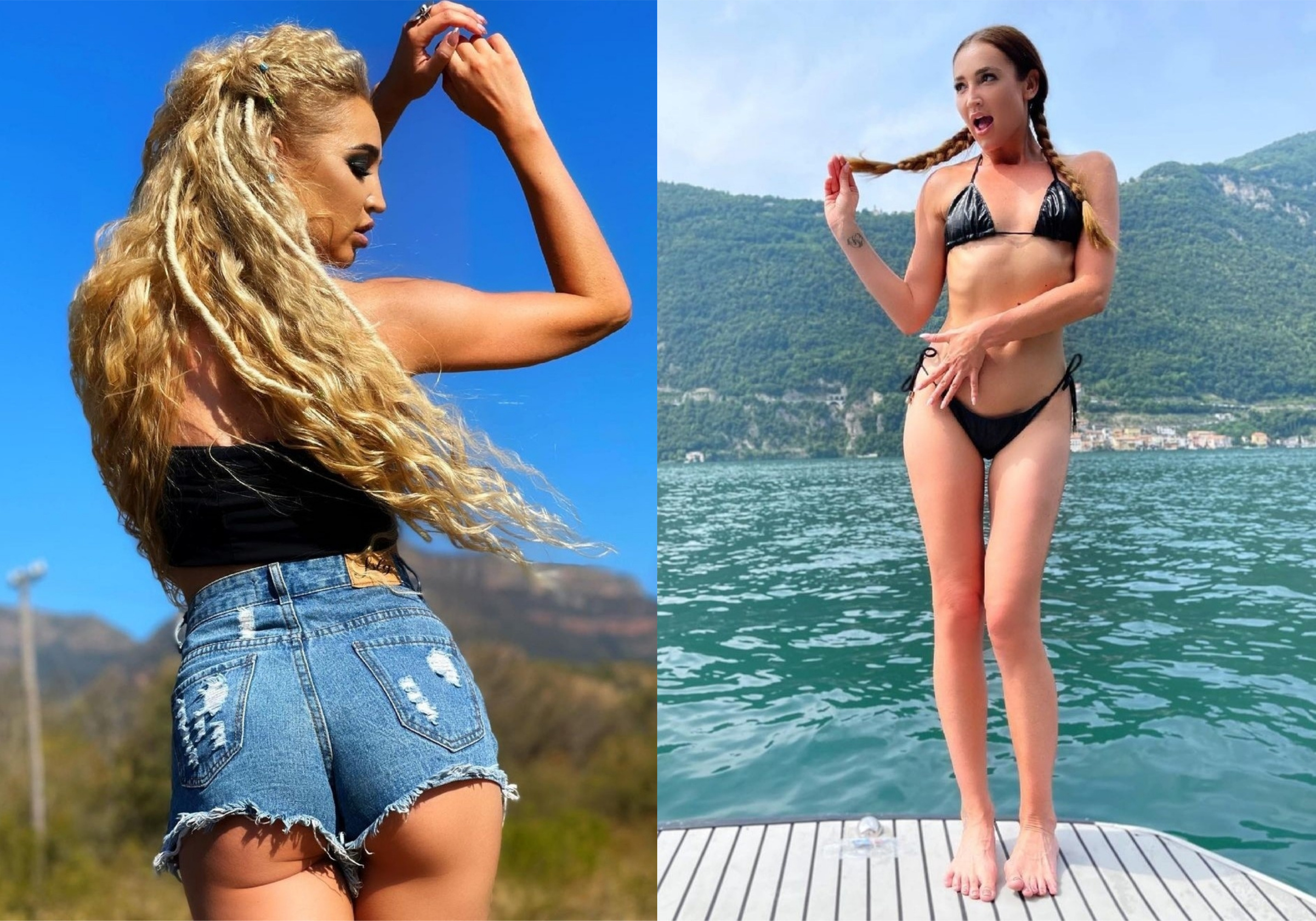 Анна Бузова на отдыхе в бикини
