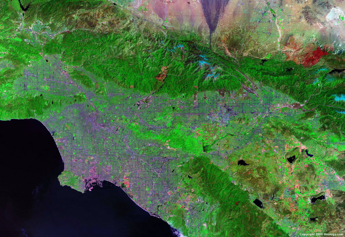 спутниковый снимок Земли Landsat
