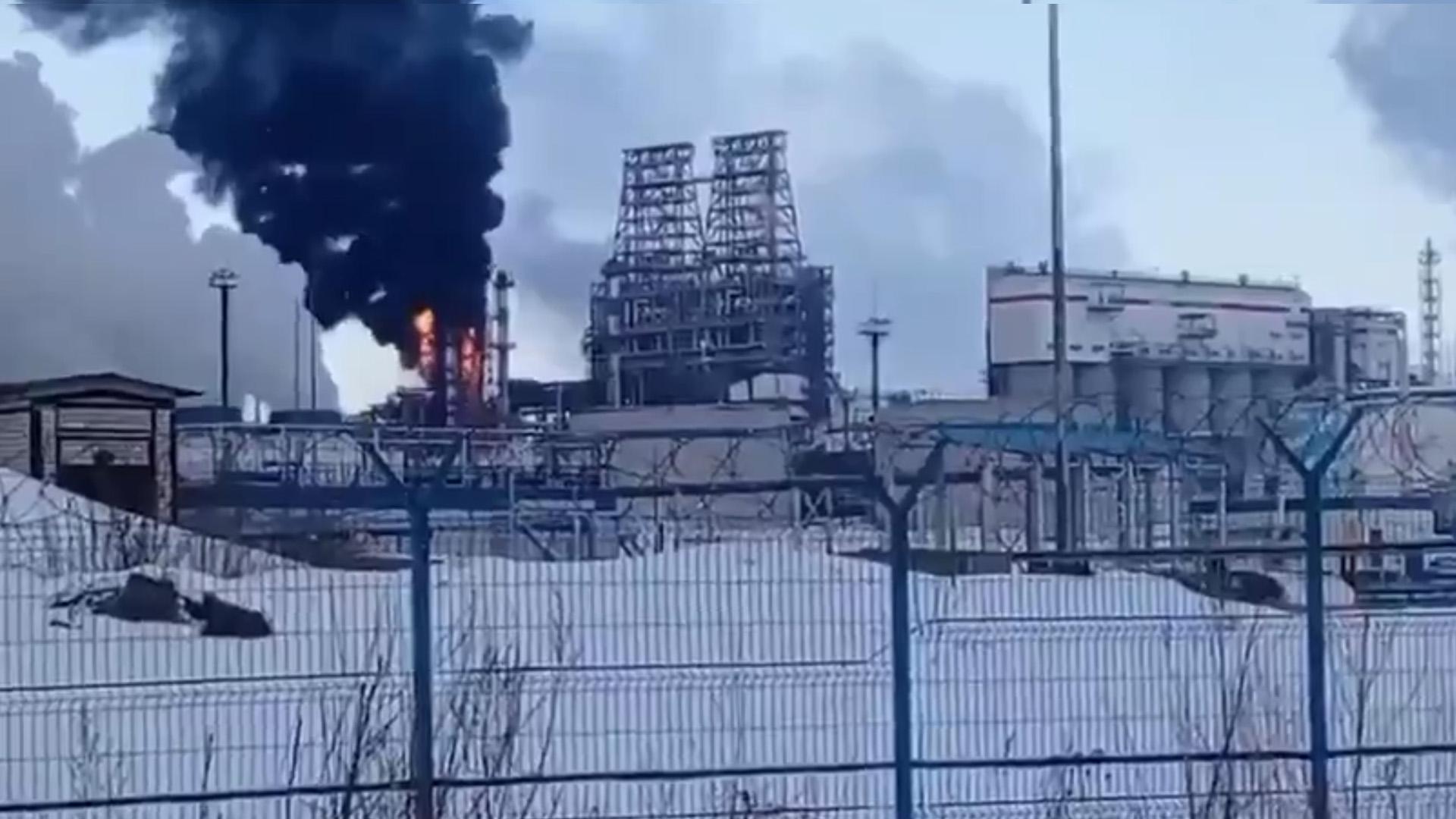 пожар на НПЗ