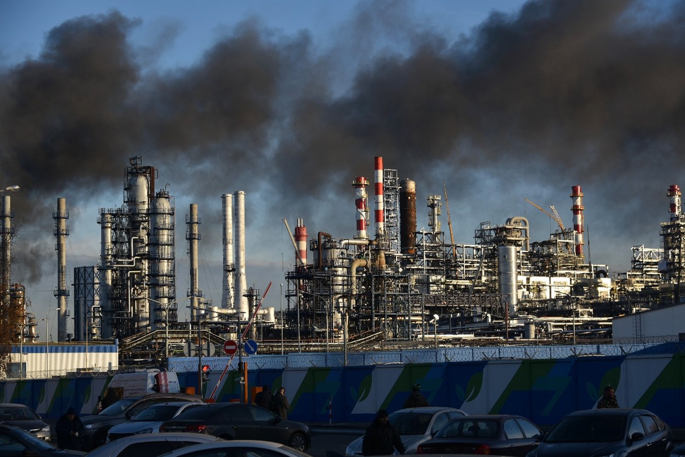 пожар на нефтеперерабатывающем заводе