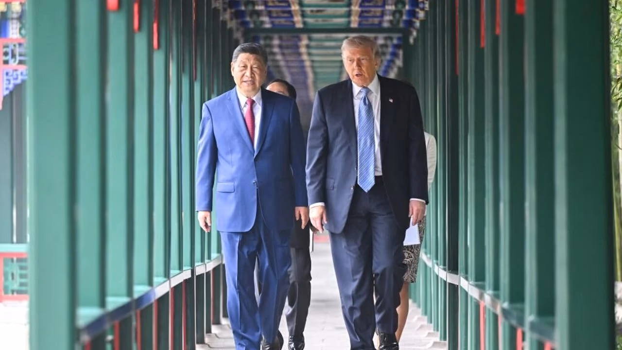 президент трамп и си цзиньпин