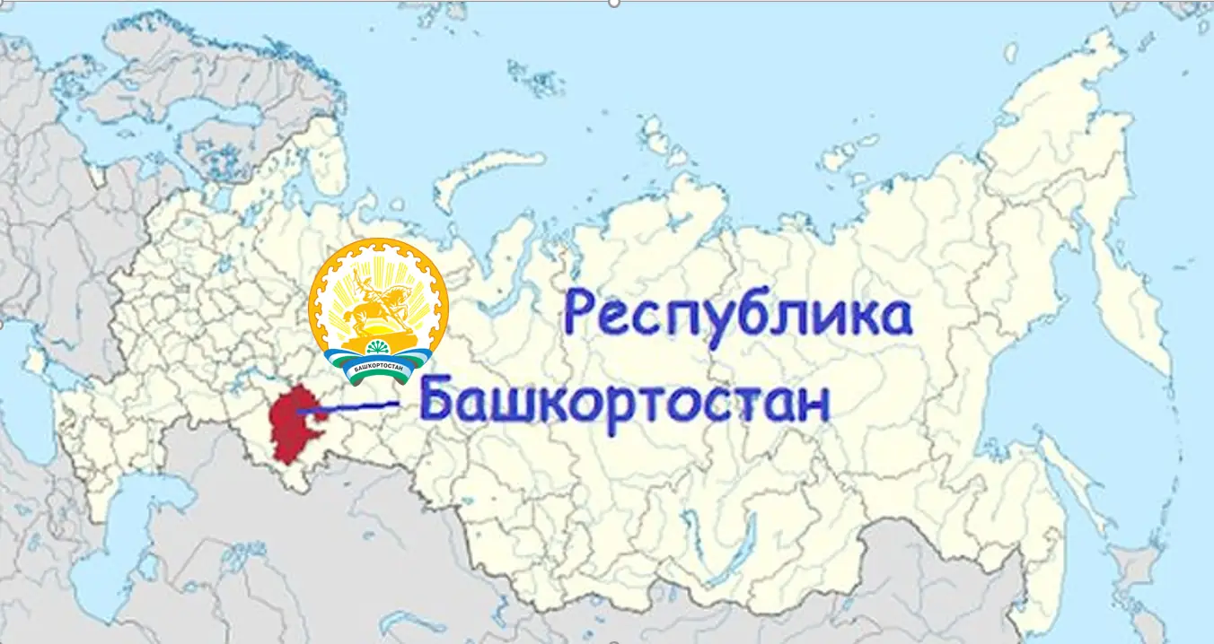 Карта Башкортостана