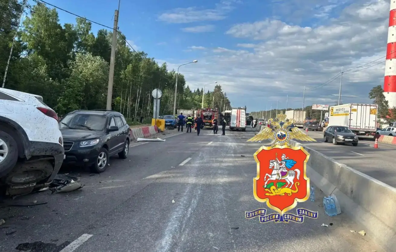 МКАД пробка после ДТП