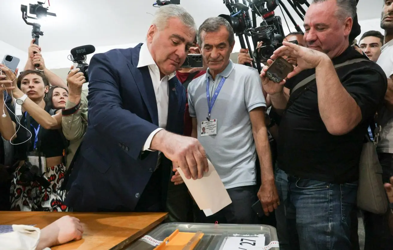 Самвел Карапетян на митинге