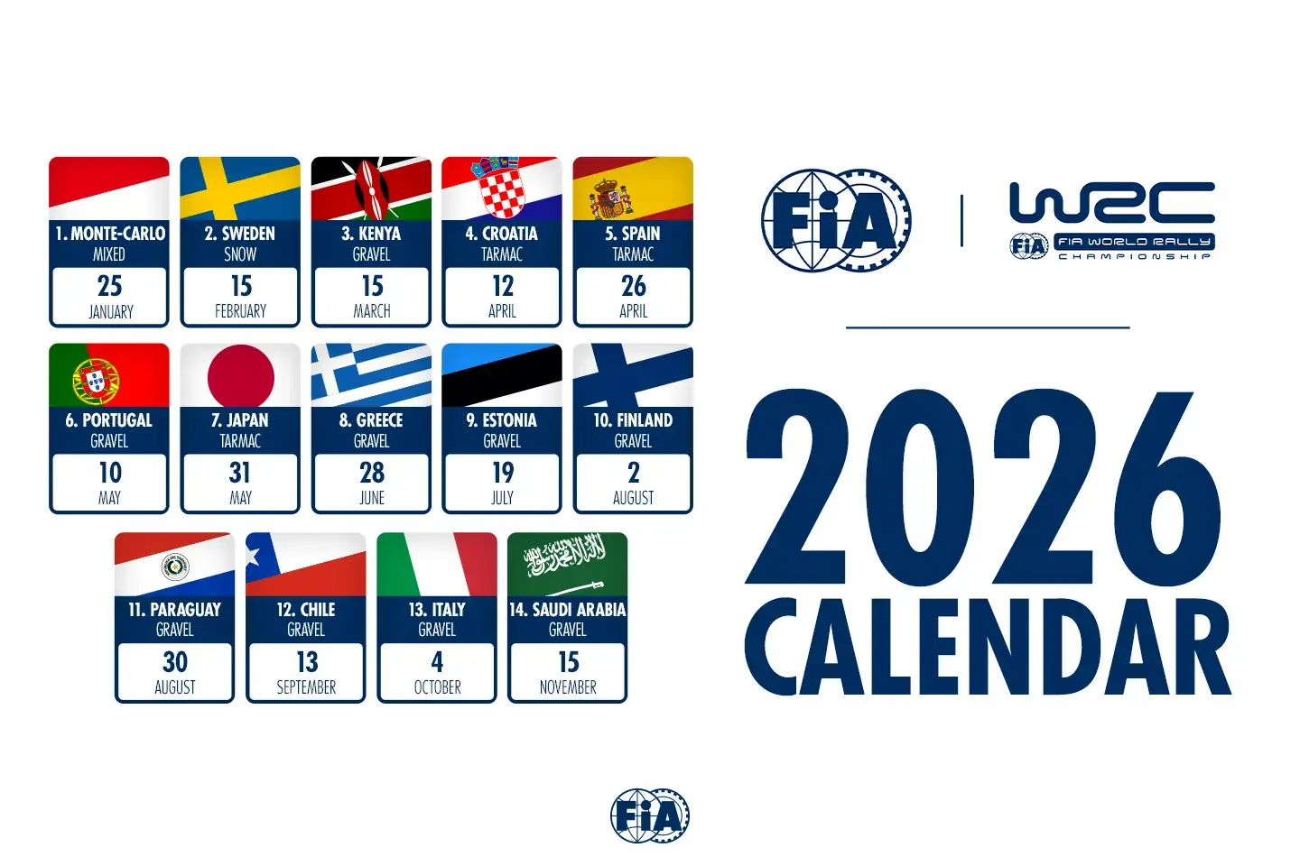 календарь wrc 2026