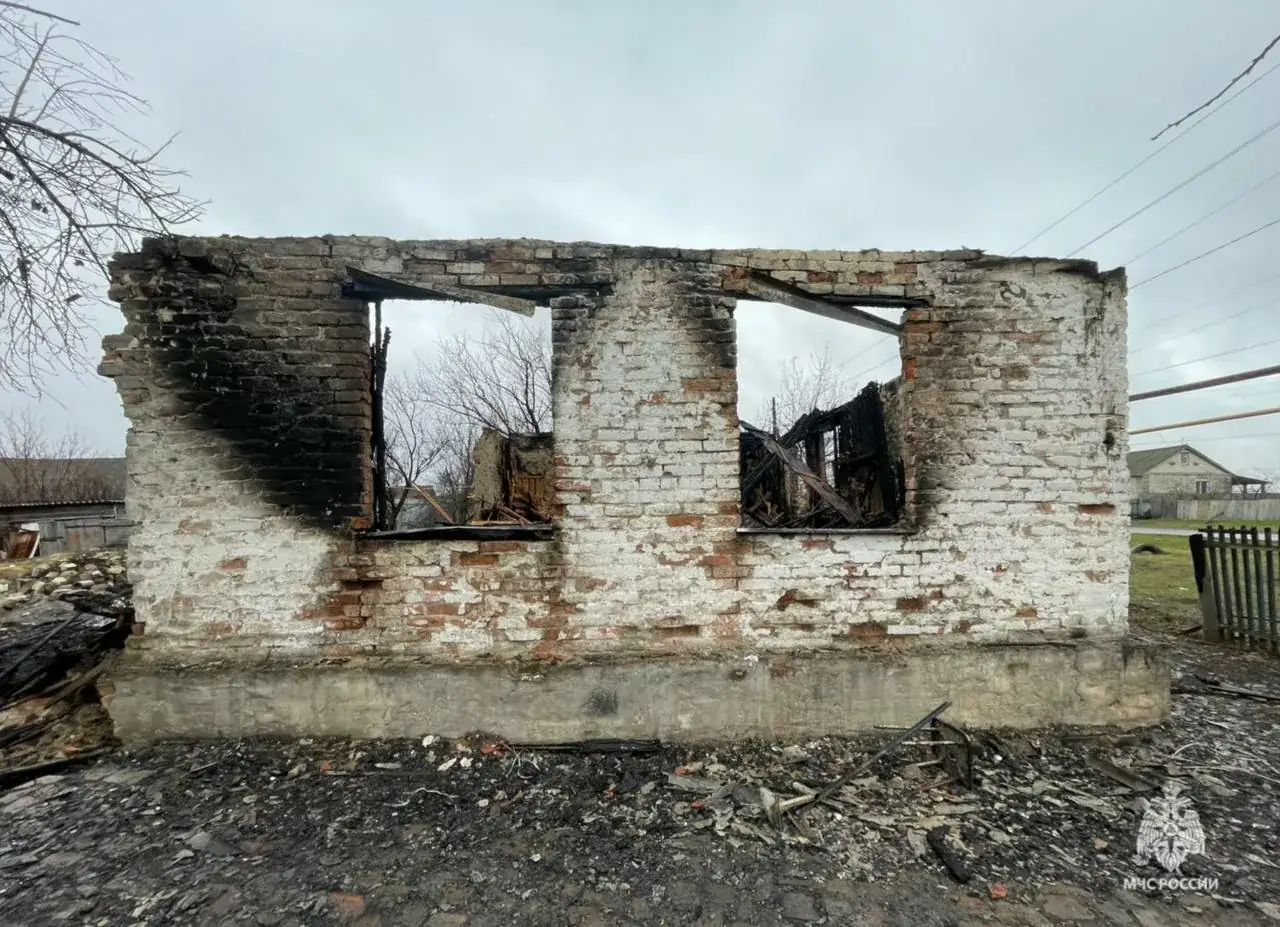 пожар в хуторе Вестник