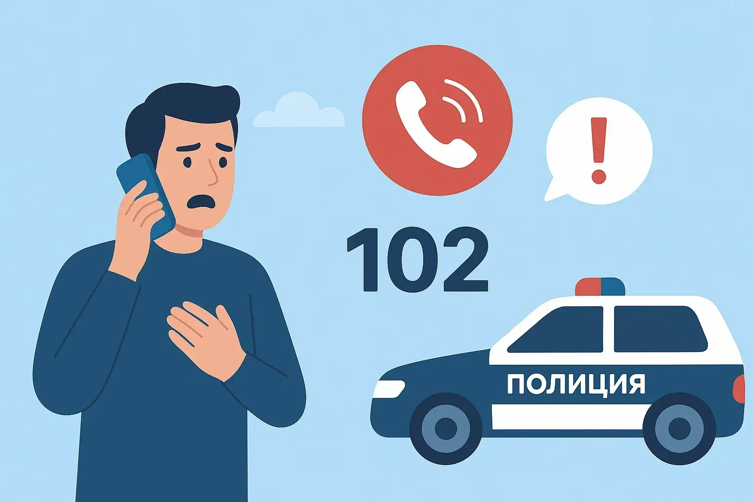 звонок в полицию