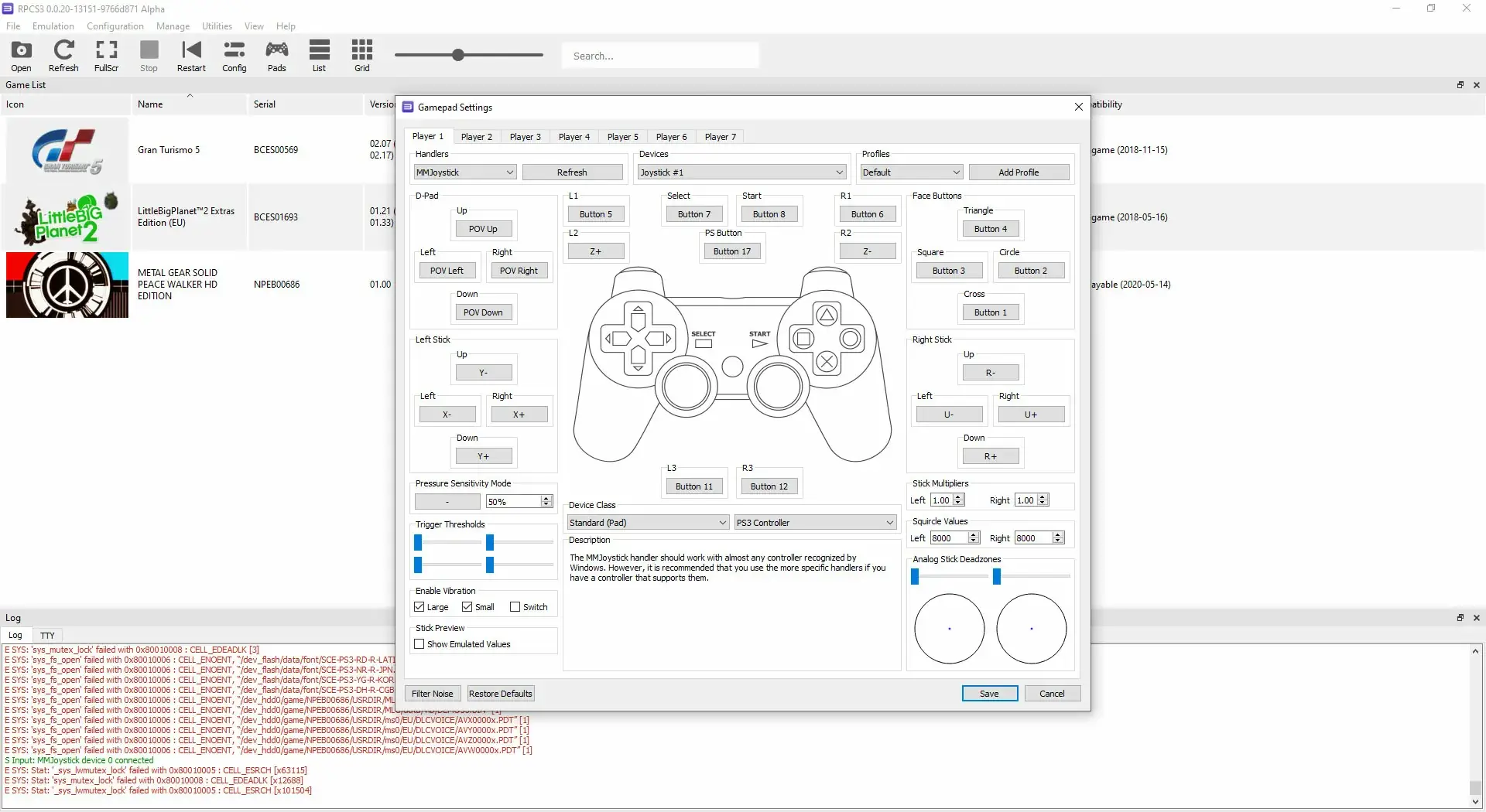 экран RPCS3