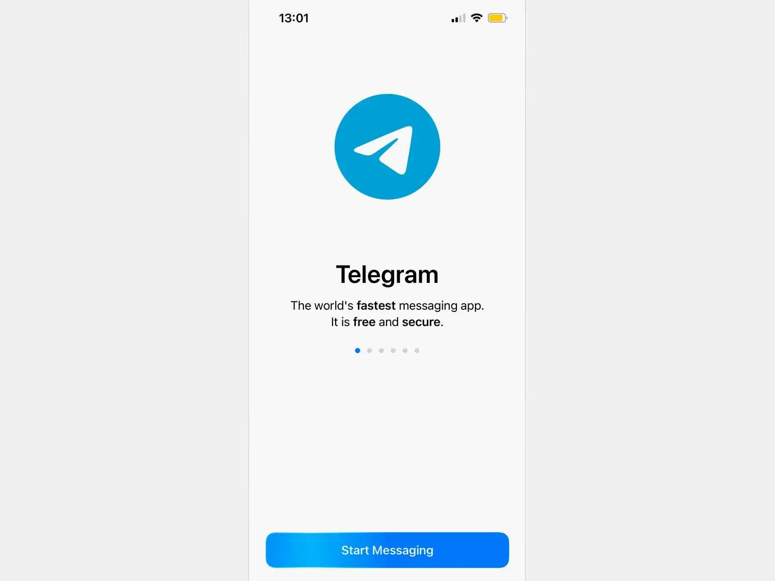 официальный телеграм на айфон