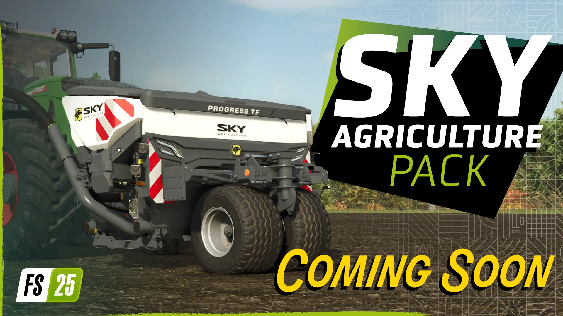 Farming Simulator 25 SKY Agriculture Pack трактор сеялка грязь