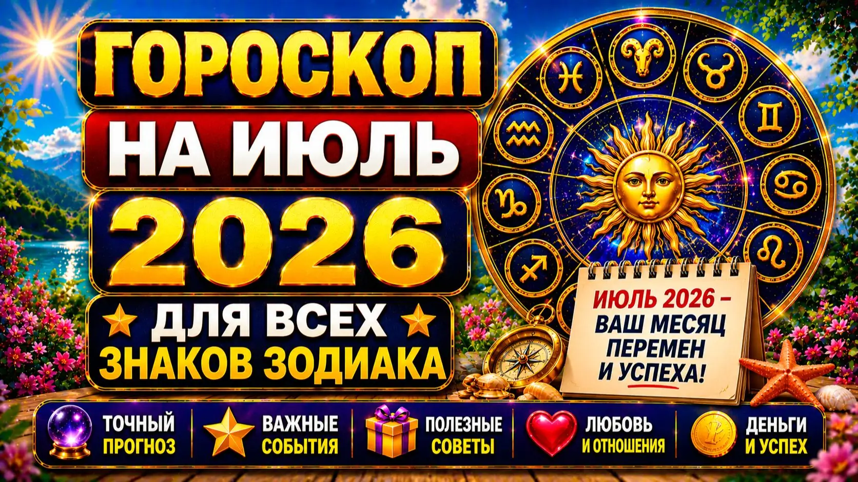 гороскоп на июль 2026 знаки зодиака сатурн ретроградный