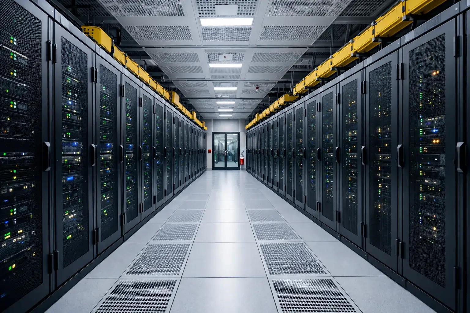 russian data center server room modern