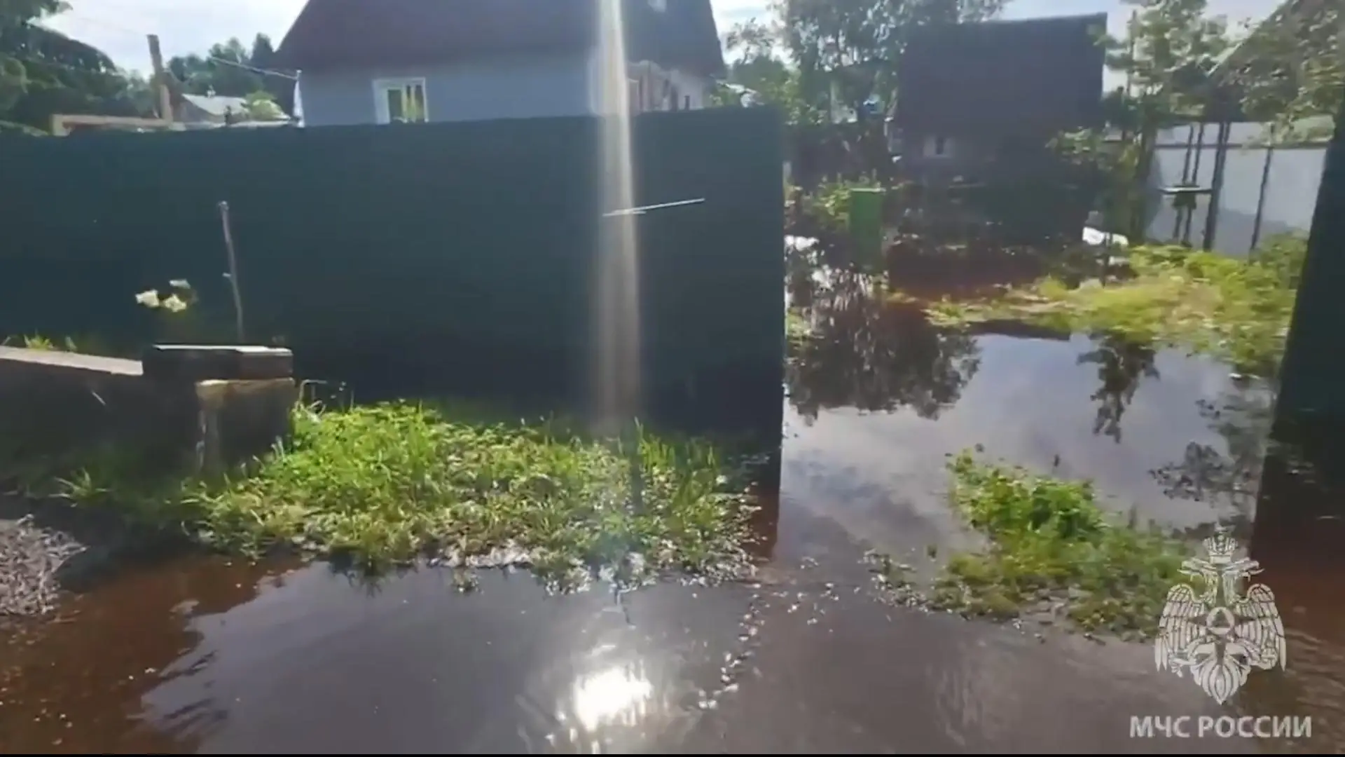 подтопления СНТ Ломоносовский район вода во дворах