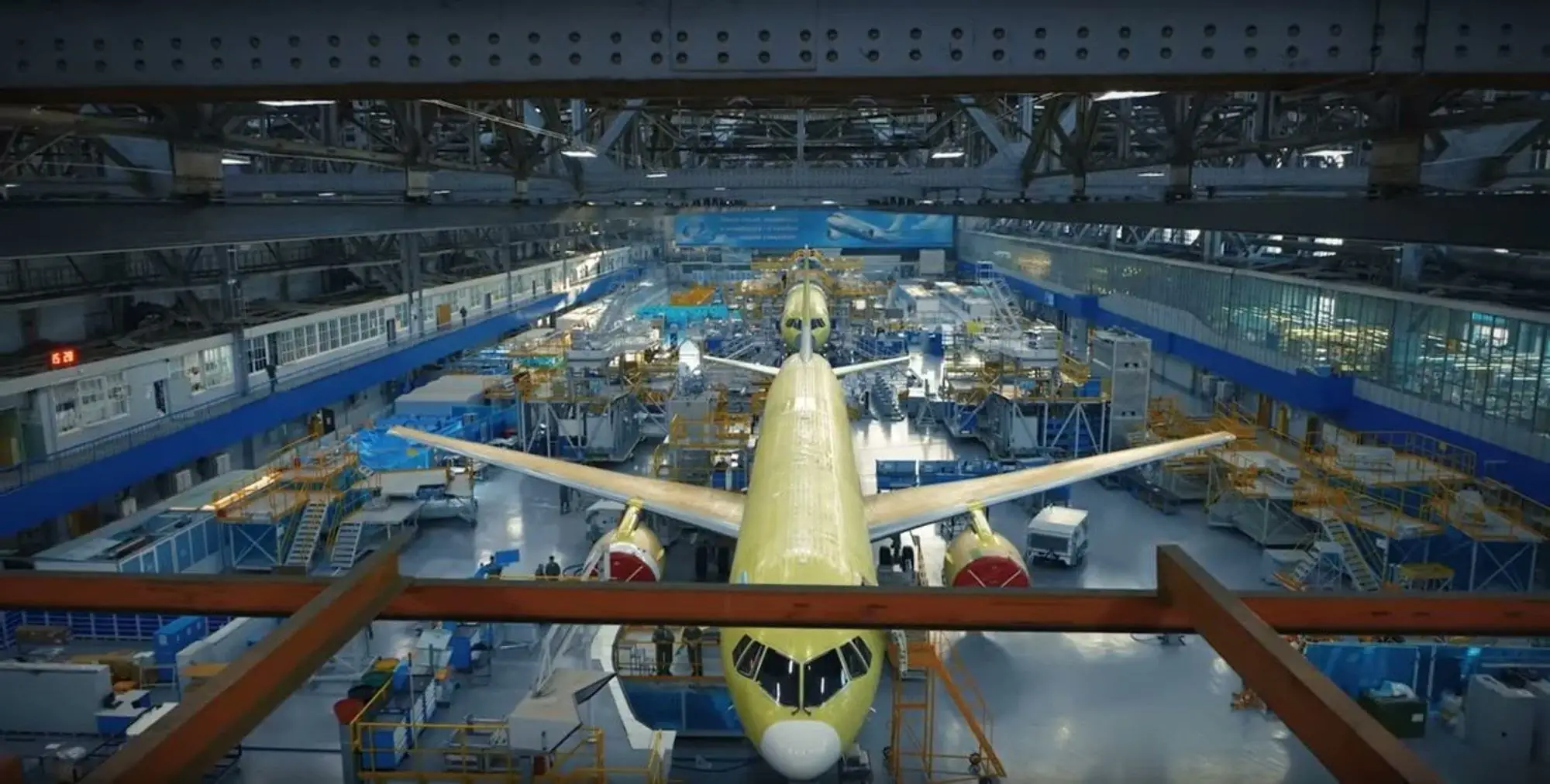 Иркутский авиационный завод МС-21 производство