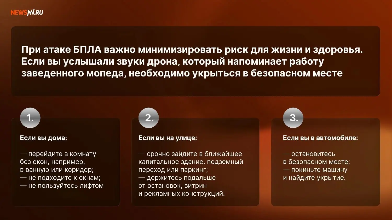режим беспилотной опасности Нижний Новгород улица