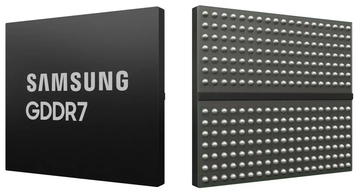 GDDR7 vs GDDR6 performance comparison chart