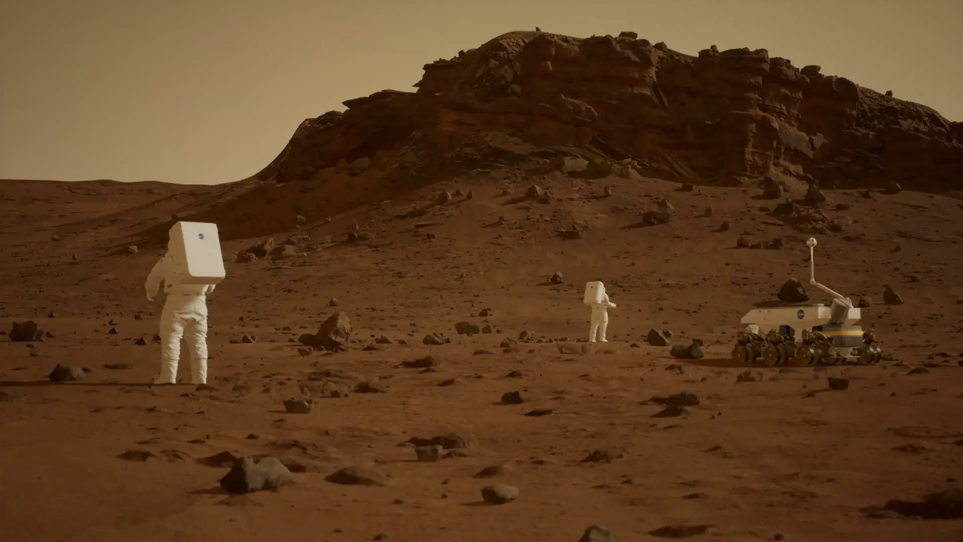 Mars astronaut training simulation