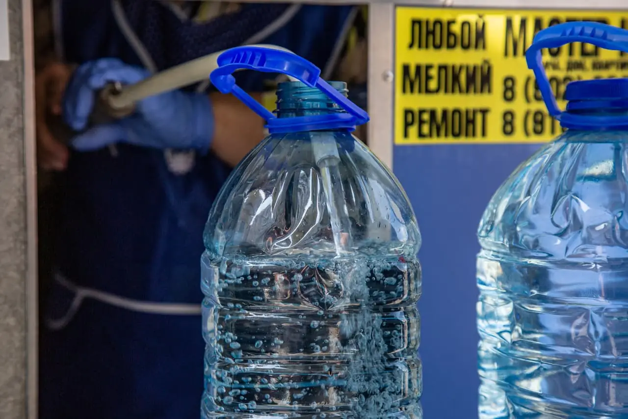раздача воды Тула Пролетарский округ