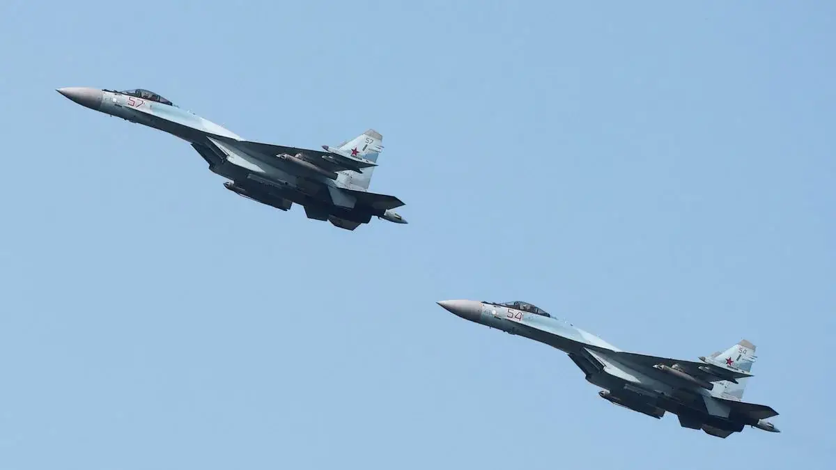 Su-35 interceptor Baltic Sea